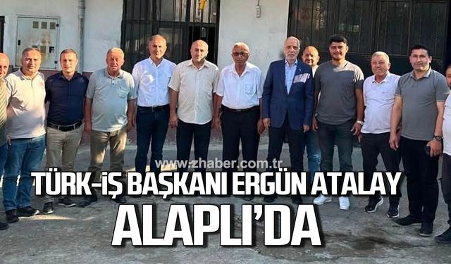 TÜRK-İŞ Genel Başkanı Atalay'dan Mutlu ve Çelik ailesine ziyaret