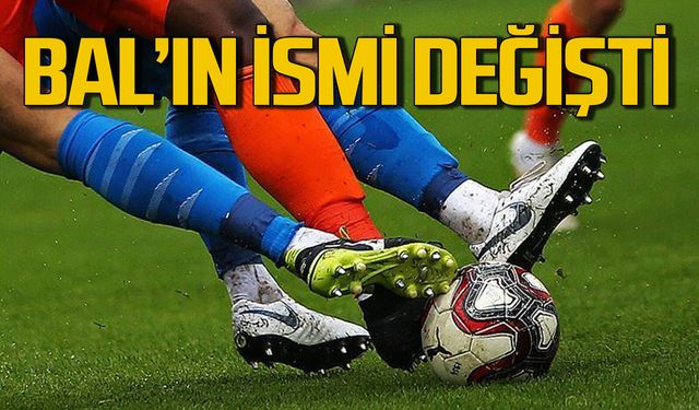 Bölgesel Amatör Lig'in ismi değişti
