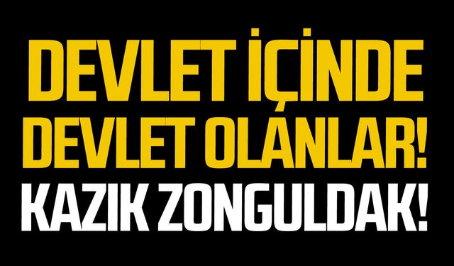 Devlet içinde devlet olanlar!