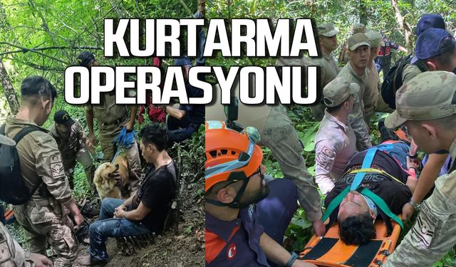 Kayıp şahıs ormanda yaralı halde bulundu