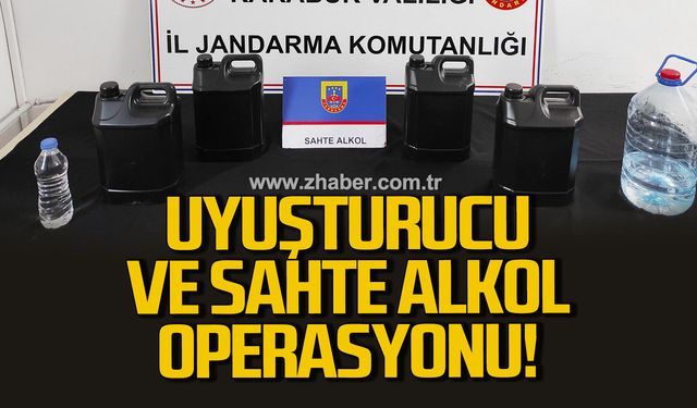 Uyuşturucu ve kaçak alkol operasyonunda 3 kişi adliyeye sevk edildi