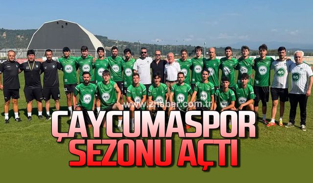 Çaycumaspor 2026-2027 Sezonu için topbaşı yaptı