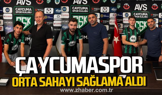 Çaycumaspor orta sahayı sağlama aldı