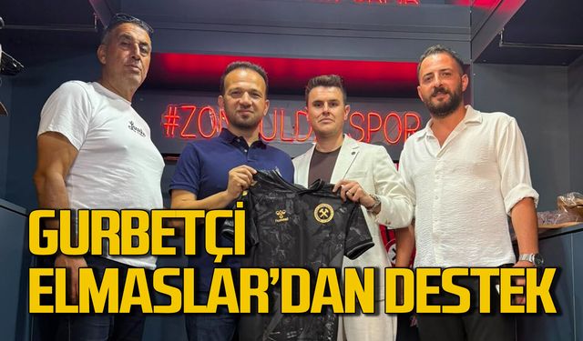Gurbetçi Elmaslar Zonguldakspor’a destek oldu
