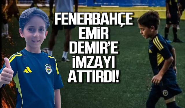 Fenerbahçe, Emir Demir’e imzayı attırdı!