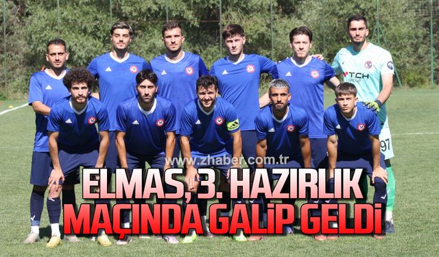 Elmas, 3. hazırlık maçından galip ayrıldı! 1-0