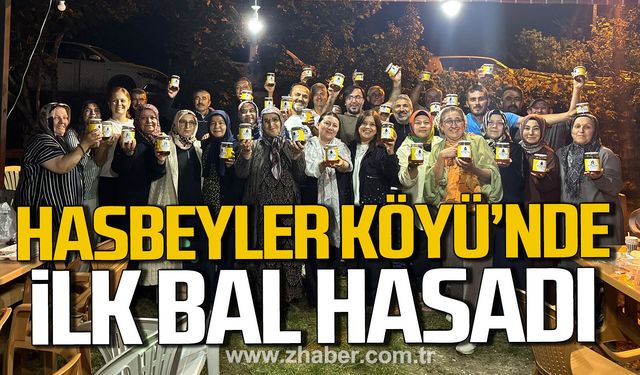 Hasbeyler Köyü’nde ilk bal hasadı