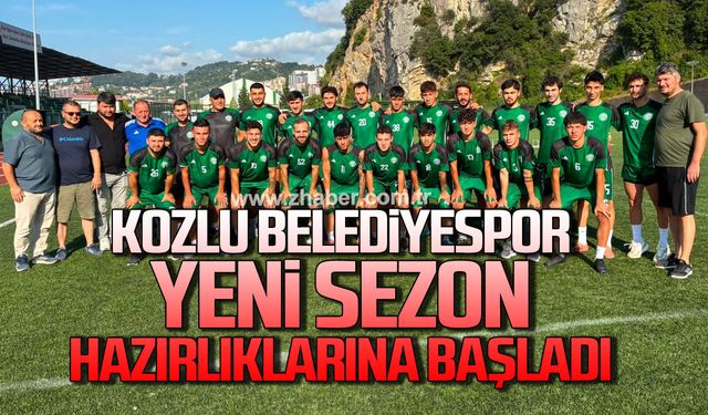 Kozlu Belediyespor yeni sezon hazırlıklarına başladı