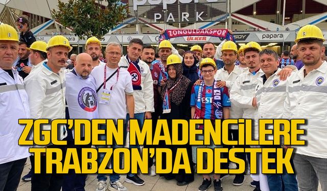ZGC’den madencilere Trabzon’da destek
