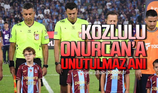 Kozlulu Onurcan Nas'a unutulmaz anı
