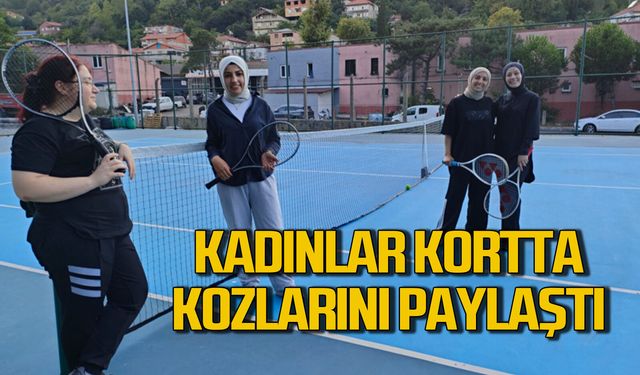 Kadınlar arası Tenis Turnuvası'nda büyük heyecan