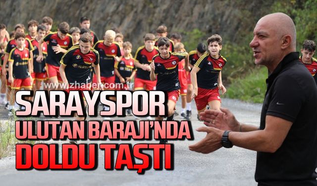 Sarayspor, Ulutan Barajı'nda doldu taştı