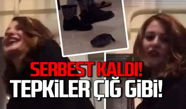 Kaplumbağa görüntülerindeki şüpheli kadın serbest bırakıldı