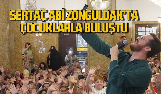 Sertaç abi Zonguldak’ta çocuklarla buluştu