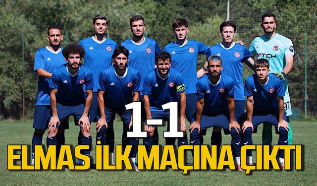 Zonguldakspor ilk hazırlık maçından beraberlikle ayrıldı