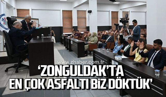 Posbıyık: Zonguldak’ta En Çok Asfaltı Biz Döktük