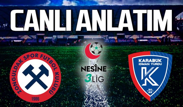 Zonguldakspor-Karabük İdman Yurdu canlı anlatım 13.09.2026