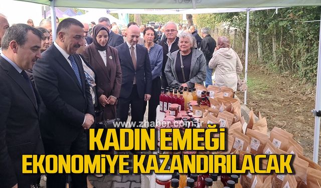 Çaycuma'da kadın emeği yöresel ürünlerle ekonomiye kazandırılacak
