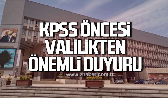 Zonguldak’ta KPSS için nüfus müdürlükleri açık olacak