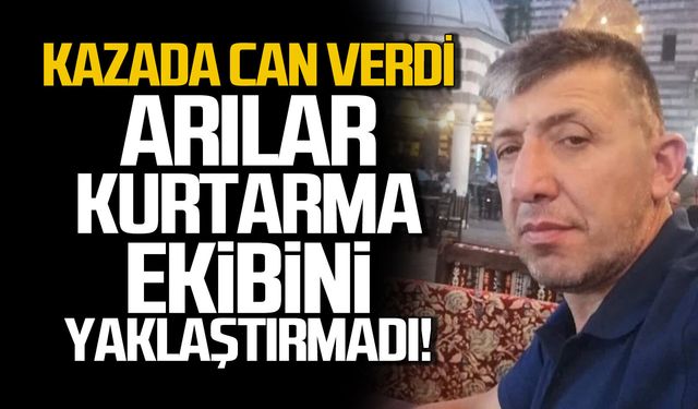 Kazada can verdi... Arılar kurtarma ekibini yaklaştırmadı