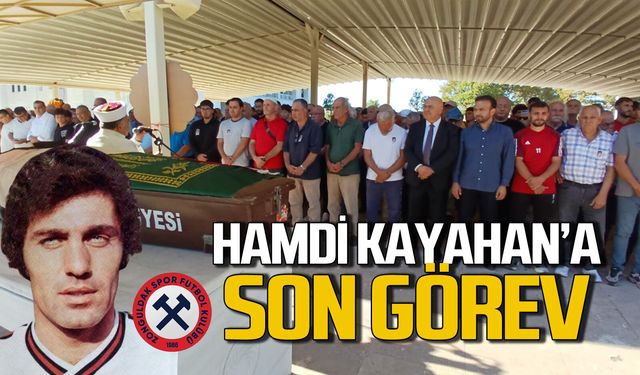 Zonguldakspor’un efsanesi Hamdi Kayahan, gözyaşlarıyla sonsuzluğa uğurlandı