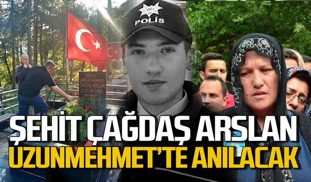 Şehit Polis Memuru Çağdaş Arslan için Uzunmehmet Camii’nde etkinlik