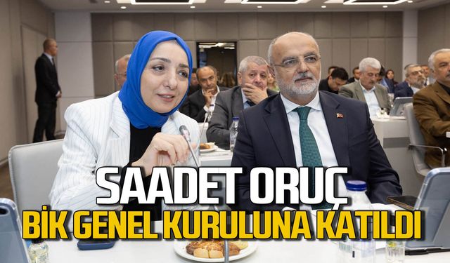 Saadet Oruç tedavisinin ardından Basın İlan Kurumu Genel Kurul çalışmalarına katıldı
