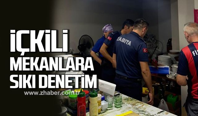 Filyos’ta içkili mekanlara sıkı denetim