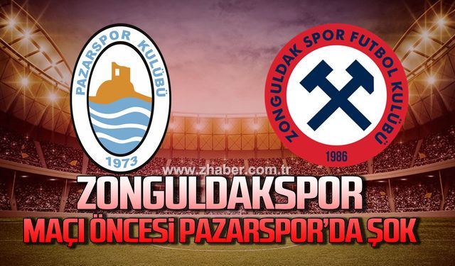 Pazarspor’da Zonguldakspor maçı öncesi haciz şoku!