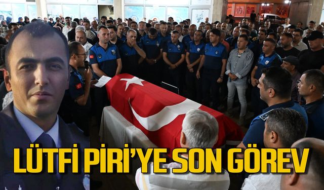 Zabıta memuru Lütfi Piri’ye son görev