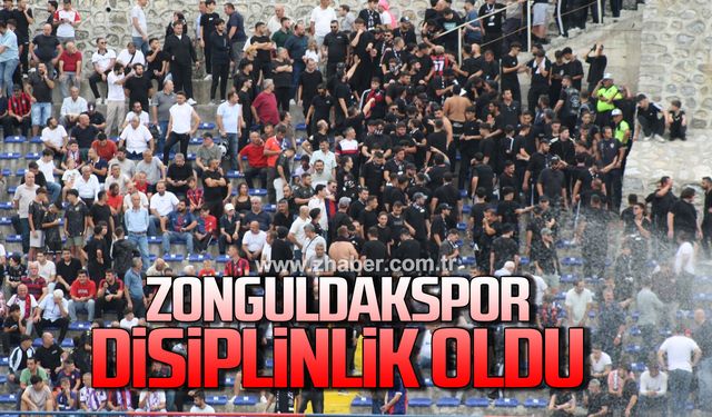 Zonguldakspor disiplinlik oldu