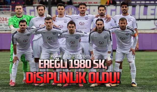 Ereğli 1980 Sk, disiplinlik oldu!