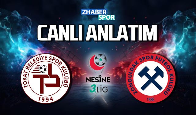 Tokat Belediyespor - Zonguldakspor 11.10.2026 Canlı Anlatım