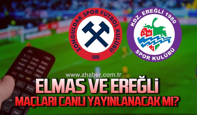 Yayıncı kuruluş açıkladı…Elmas ve Ereğli maçları canlı yayınlanacak mı?