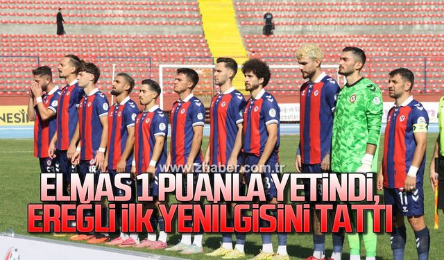 Elmas 1 puanla yetindi, Ereğli ilk yenilgisini tattı