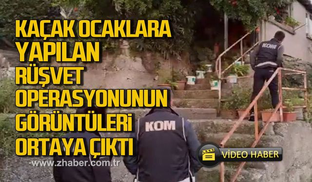 Zonguldak'taki rüşvet operasyonunun görüntüleri ortaya çıktı!