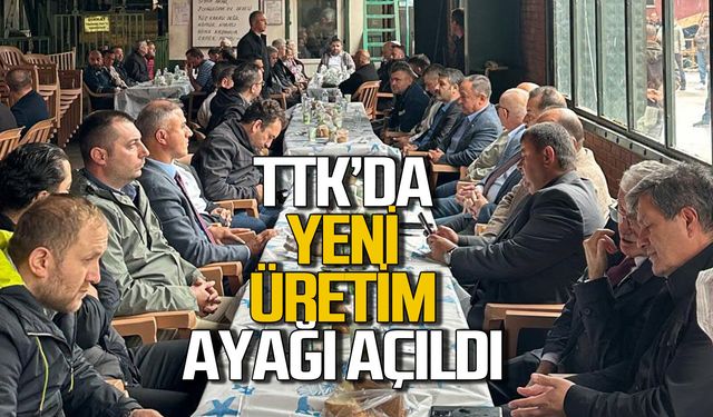 TTK'da yeni üretim ayağı törenle açıldı