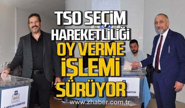 Zonguldak Ticaret ve Sanayi Odası'nda seçim hareketliliği.