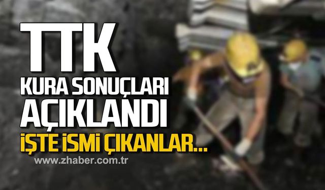 TTK’nın 61 işçi alımında kura çekimi tamamlandı! İşte sonuçlar