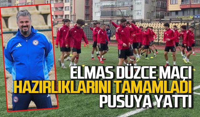 Zonguldakspor, Düzcespor maçı hazırlıklarını tamamladı pusuya yattı