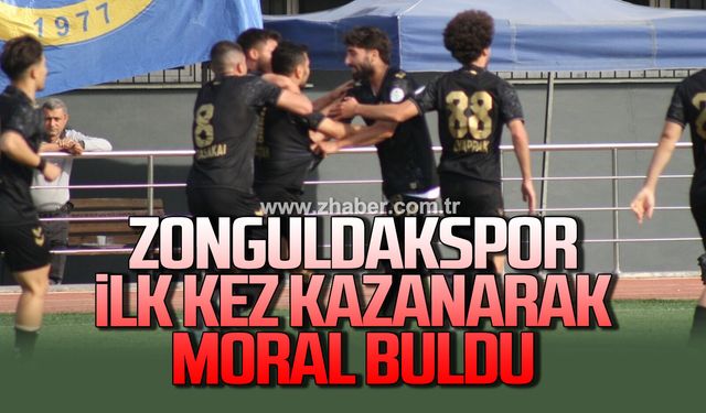 Zonguldakspor ilk kez kazanarak moral buldu