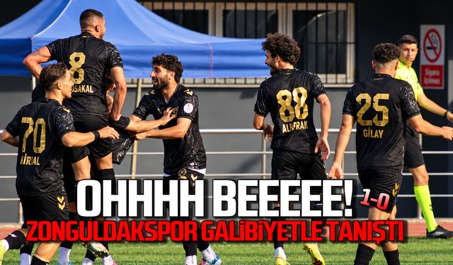 Oh be Zonguldakspor galibiyetle tanıştı….1-0
