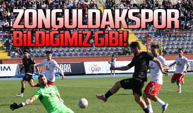 Zonguldakspor bildiğimiz gibi!