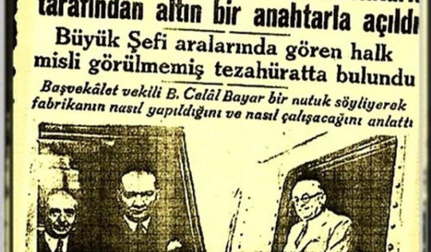 Atatürk Döneminde Açılan Fabrikalar