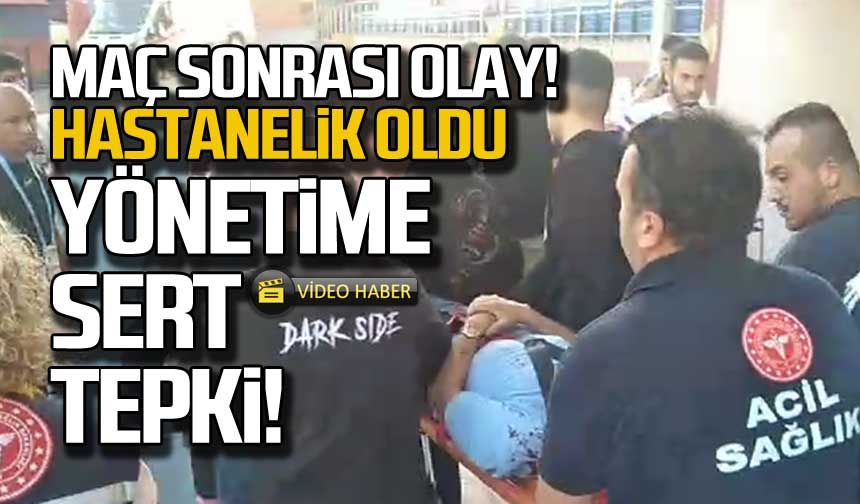 Maç sonrası olay! Yönetime sert tepki! Yaralı var!