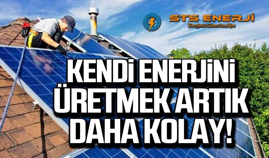 STS Enerji ile tasarruf ve ‘Kendi enerjini üret’ kolaylığı!