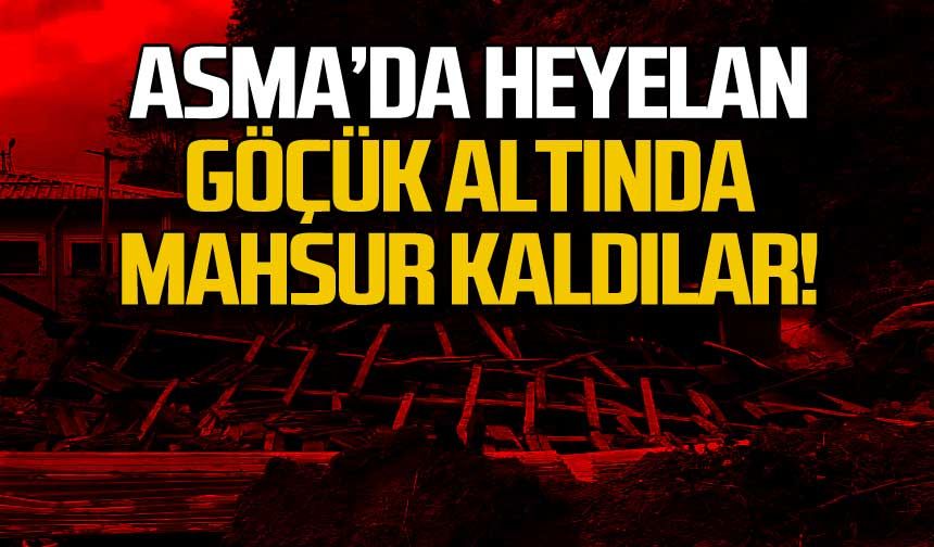 Zonguldak'ta heyelan! Göçük altında mahsur kaldılar!