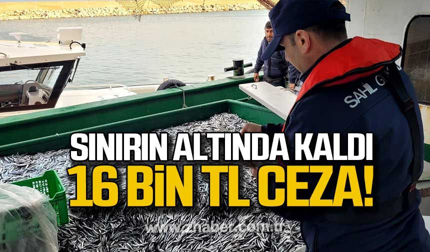 Sınırın altında kaldı! 16 bin 561 TL ceza!