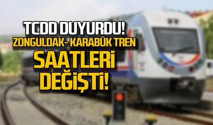 Zonguldak- Karabük tren saatleri değişti!
