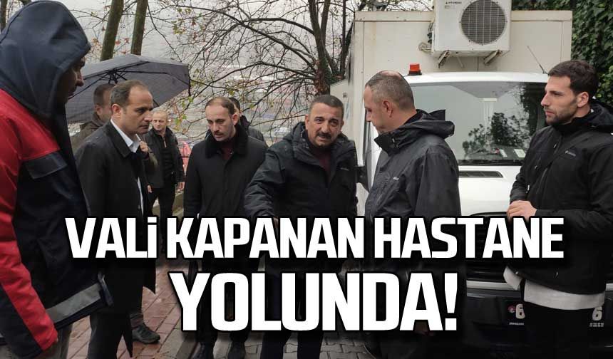 Vali Osman Hacıbektaşoğlu kapanan hastane yolunda!